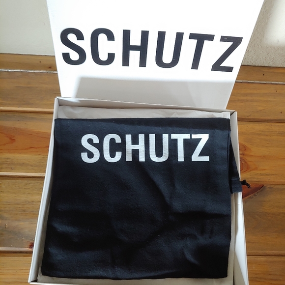 SCHUTZ Black Suede Ankle Boots 7.5 - Picture 8 of 8